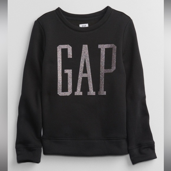 GAP Other - Gap Kids Metallic Logo Crewneck Sweatshirt Size Medium